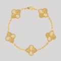 Gold Clover Bracelet
