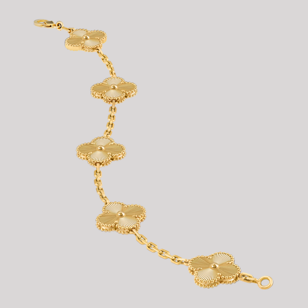 Gold Clover Bracelet