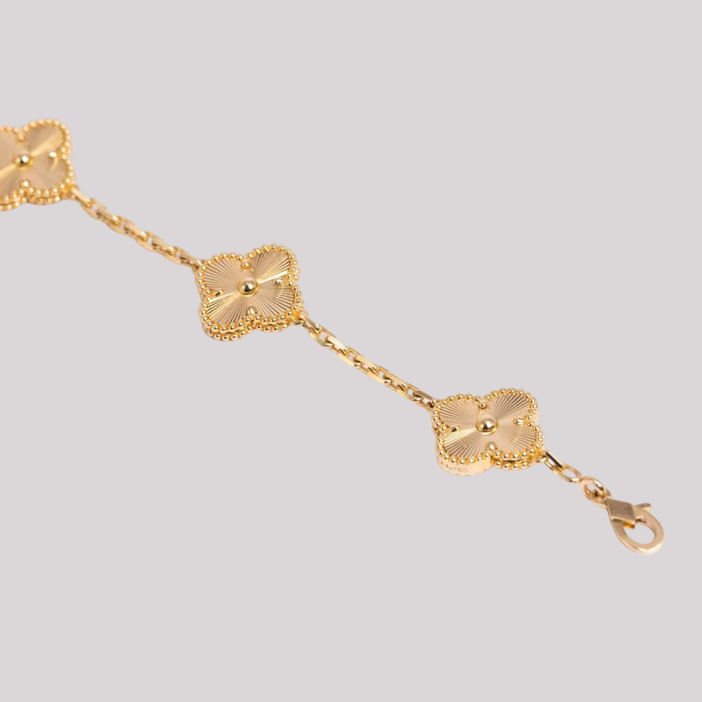 Gold Clover Bracelet