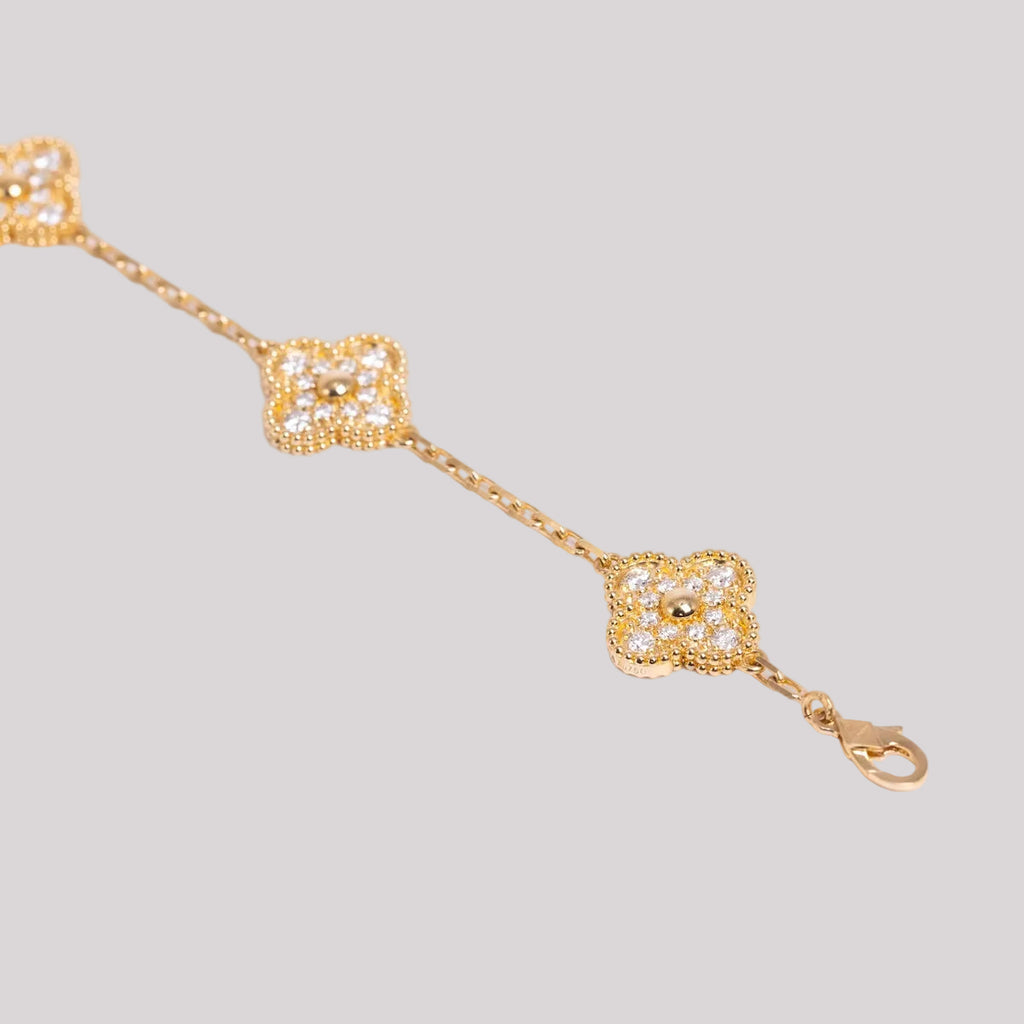 Gem Clover Bracelet
