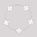 Mother Of Pearl Clover Bracelet